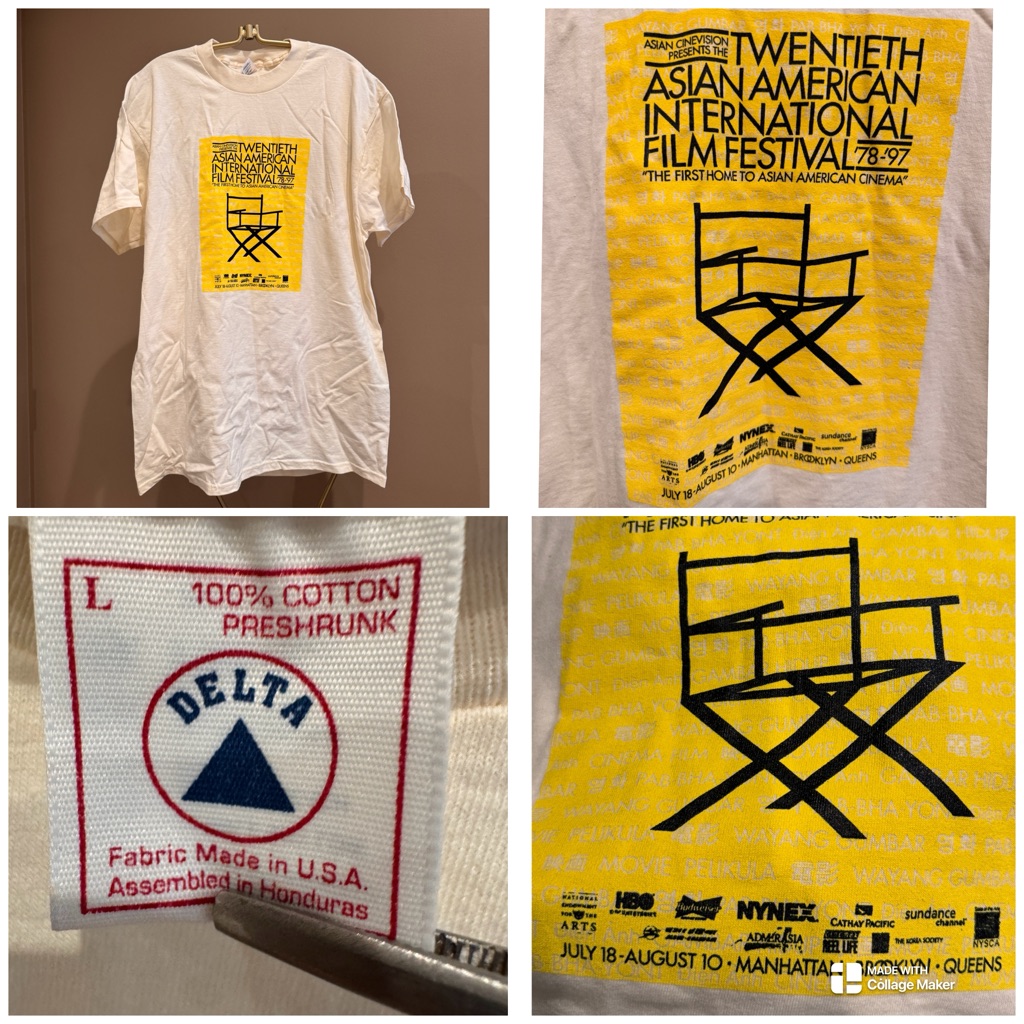 Rare Vtg 90s 20th Anniversary Asian American International Film Festival Nyc